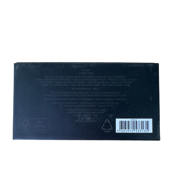 Ralph Lauren Ralph's Club Key Fob Leather Gift Boxed Premium Accessory New in Bo - Picture 2 of 7